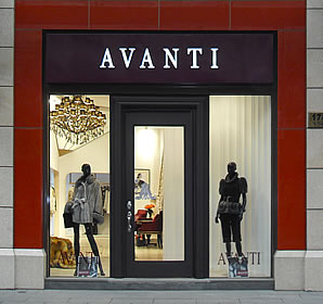 AVANTI fur store in Shanghai