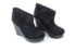 Black Swakara Fur Shoes