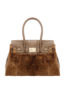 Don Pastel Mink Fur Hand Bag