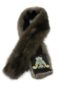 Silvery Sable Fur Scarf