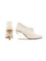 White Swakara Fur Shoes